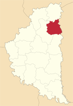 Location of Laņivcu rajons