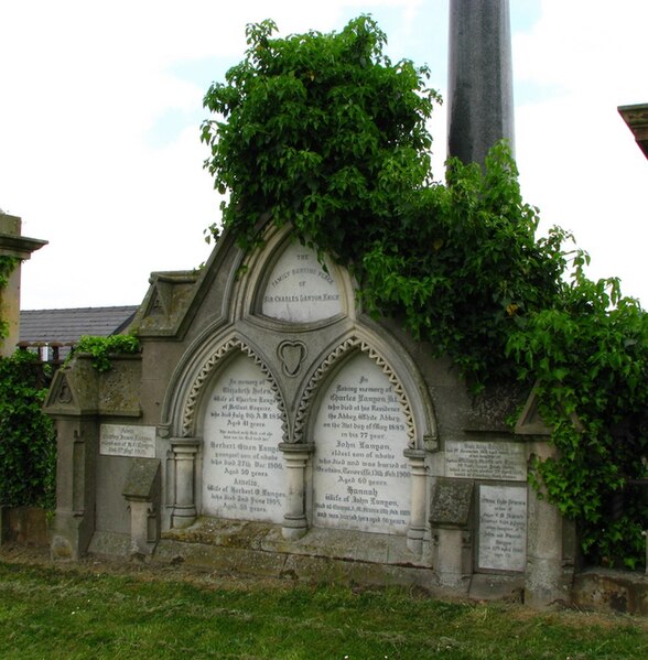 Lanyon memorial in Knockbreda Cemetery.