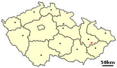 Localisation de la ville tchèque Prerov.png