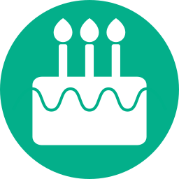 Logo anniversaire vert