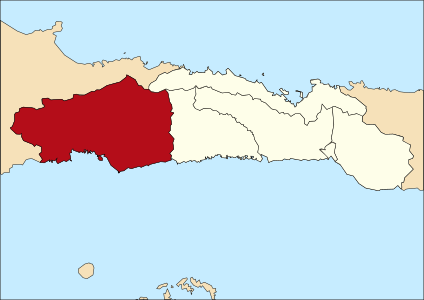 Peta Kabupaten Pohuwato di Gorontalo