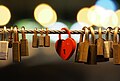 Love padlocks on the Butchers' Bridge (Ljubljana).jpg