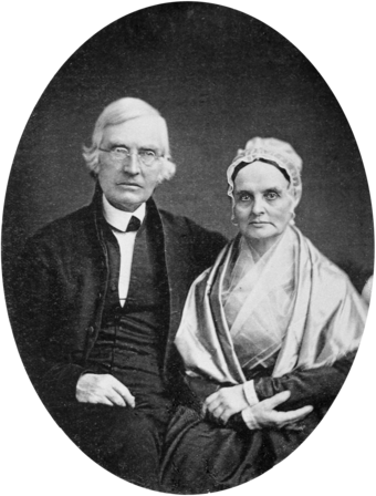 James and Lucretia Mott, 1842