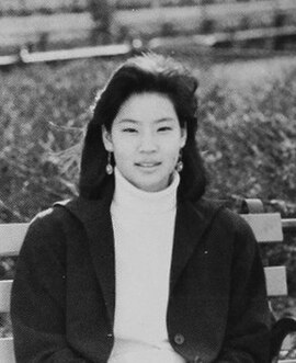 Liu as a high school senior in 1986