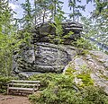 * Nomination Natural monument and geotope "Lug ins Land" ("peek into the land") near Fichtelberg --Plozessor 04:41, 21 January 2024 (UTC) * Promotion Please check for CAs. --XRay 07:21, 21 January 2024 (UTC) @XRay:  Done Thx, already removed some in the morning (were you looking at cached version?), but now removed some more and also resorted to a tighter crop. Please check again! --Plozessor 07:27, 21 January 2024 (UTC)  Support Good quality now. May be I've seen the former image. --XRay 10:36, 21 January 2024 (UTC)