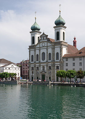 Illustrasjonsbilde av artikkelen Jesuit Church in Lucerne