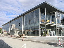 Mercado coberto em construção (agosto de 2006)