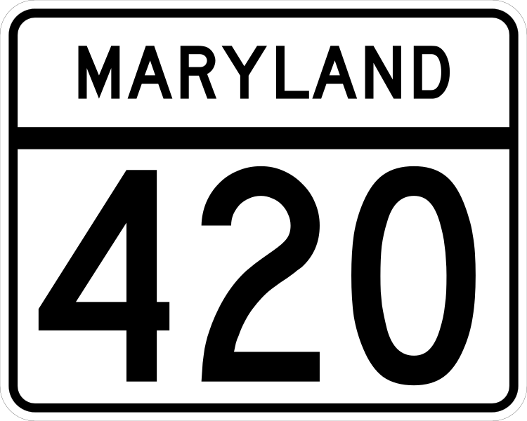 File:MD Route 420.svg