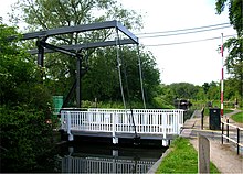 Shirley drawbridge (bridge No. 8) at Majors Green on the northern branch