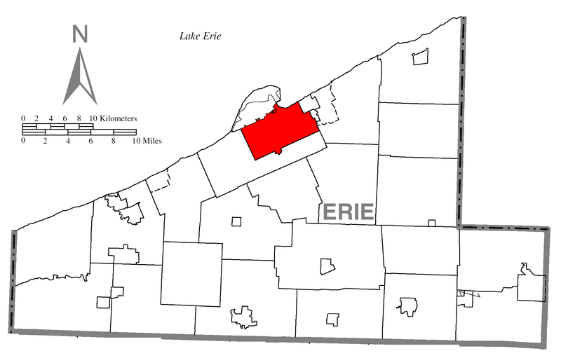 File:Map of Erie, Erie County, Pennsylvania Highlighted.png