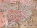 מפה של איסטנבול משנת 1523