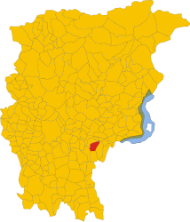 Chiuduno - Mapa