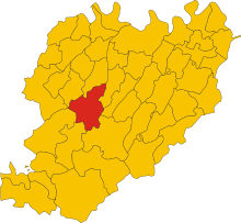 Map of comune of Travo (province of Piacenza, region Emilia-Romagna, Italy).svg