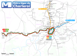 Map of the Charleroi premetro network.png