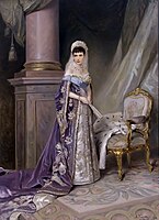 Портрет імператриці Марії Федорівни, дружини Олександра III. 1912