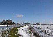 Schaatspret ten zuiden van De Hoef