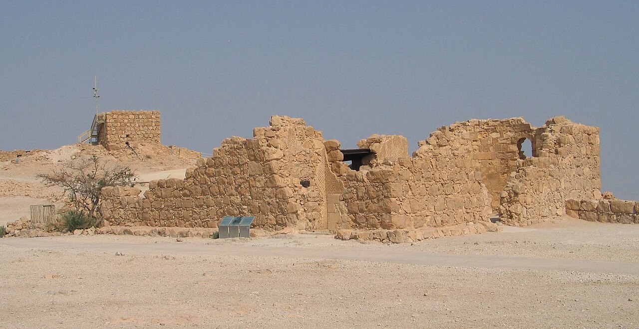 Masada - die byzantinische Kirche - vergrößerbar