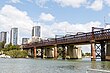 John Whitton Bridge, near the original proposed site for Rhodes ferry wharf