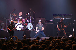 Artillery performing live in 2008