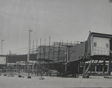 Modernización del aeropuerto en 1980.