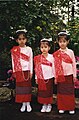 Mon girls in traditional folk costume