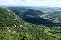 Salins-les-Bains vu du Mont Poupet.