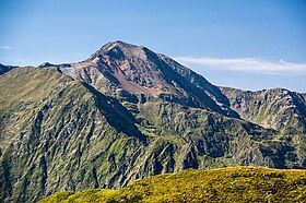 Mont Rouch de France i jego piargi.