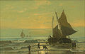 Fishing Boats at Sunset c. 1870