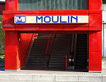 Moulin metro station