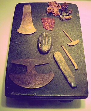 Gold- and waxworking tools of the Muisca, Museo del Oro, Bogota Muisca Gold and Wax Working Tools - Museo del Oro - Bogota.jpg