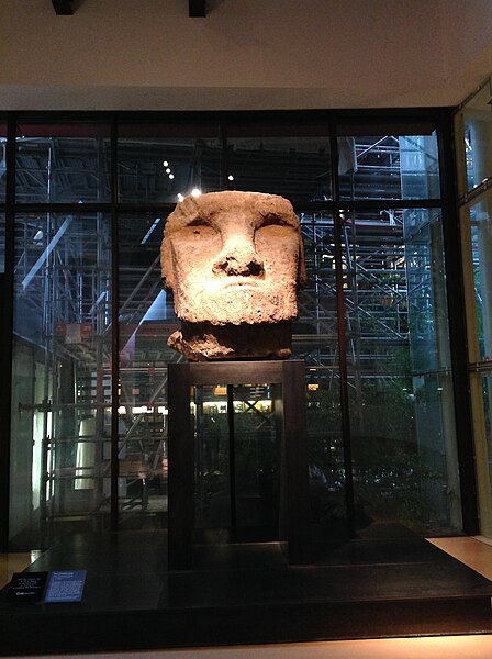 File:Musee du quai Branly Easter Island head.jpg