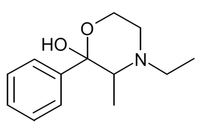 N-Ethylphenmetrazol structure.png