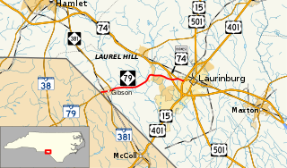 North Carolina Highway 79 highway in North Carolina