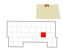 Location of Oak Valley Township