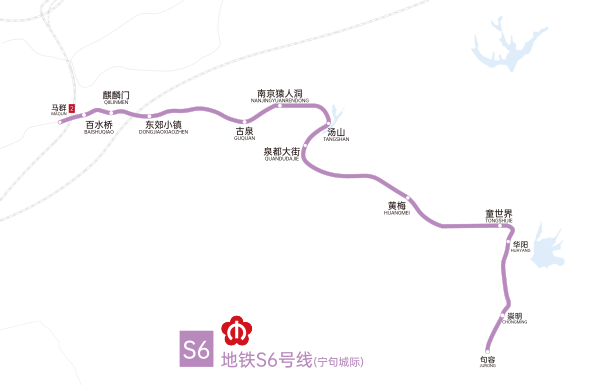 Nanjing Metro Line S6.svg