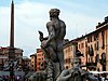 The Fountain of Neptune at the center of the Piazza Navona