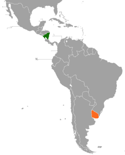 <span class="mw-page-title-main">Nicaragua–Uruguay relations</span> Bilateral relations