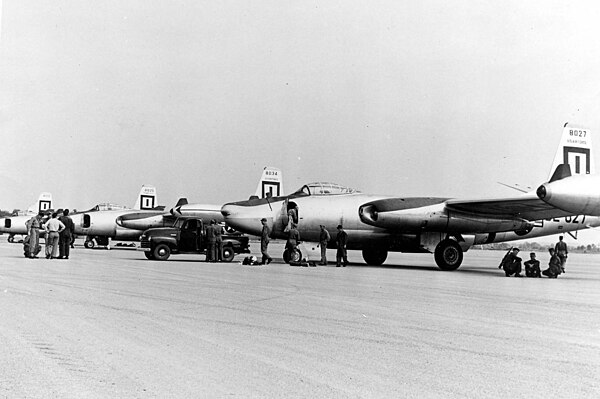 North American RB-45C Tornados of the 91st Strategic Recon Wing.