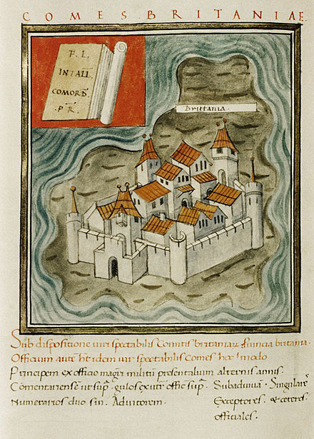 Image from the Notitia manuscript commissioned by Pietro in 1436