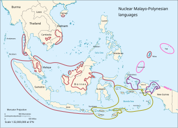 Lenguas Malayo-Polinesias Nucleares: Familia de lenguas