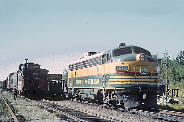 Ontario Northland freight trains in 1965