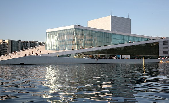 Oslo Opera House opened in 2007 and is part of the Fjord City redevelopment of Oslo's waterfront.