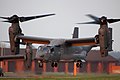 A CV-22B Osprey of the Mildenhall based 352nd Special Operations Wing