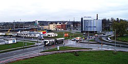 Před nádražím Ostrava-Svinov