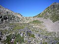 Pòrt de Colomèrs vist des de la Vall de Colieto