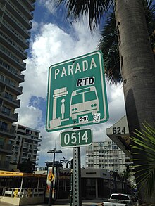 Bus stop on Avenida Ashford across from the Best Western Plus in Condado Parada San Juan.JPG