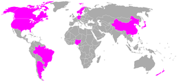 Countries of women's tournament Participating countries in women's football at the 2008 Olympics.PNG