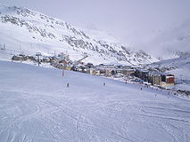 View of the town from the slopes