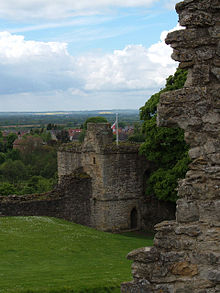 Pickering Castle maintained by English Heritage.