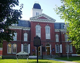 Pike County Courthouse, postavený v roce 1874